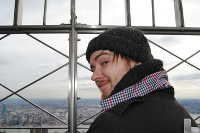 Daniel på Empire State Building.