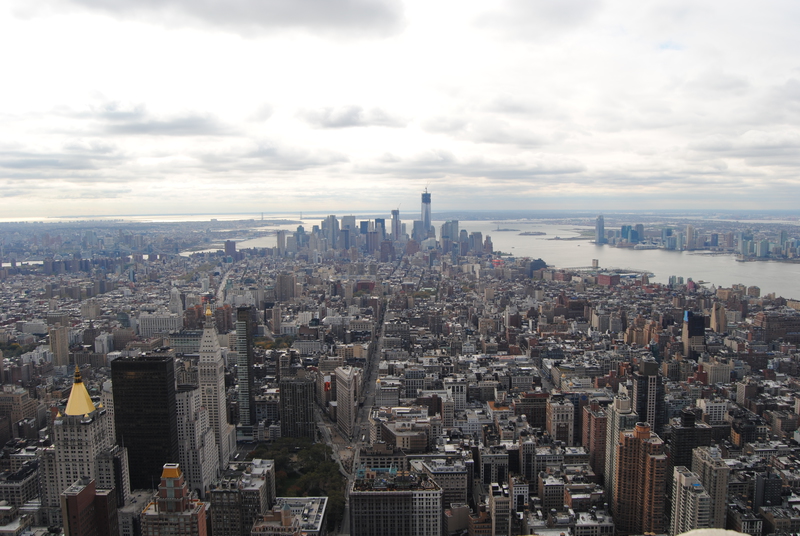 Empire State Building — Utsikt söderut.