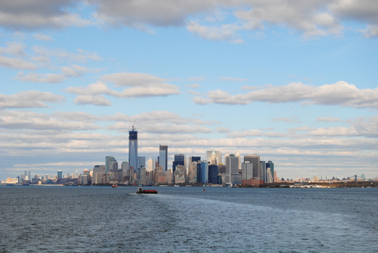 Financial District från Staten Island-färjan.